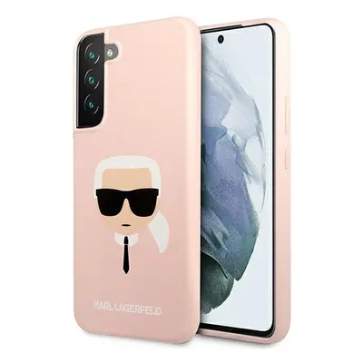 Karl Lagerfeld KLHCS22MSLKHPI hard silikonové pouzdro Samsung Galaxy S22 PLUS 5G pink Silicone K