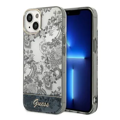 Guess GUHCP14MHGPLHG hard silikonové pouzdro iPhone 14 PLUS 6.7" grey Porcelain Collection