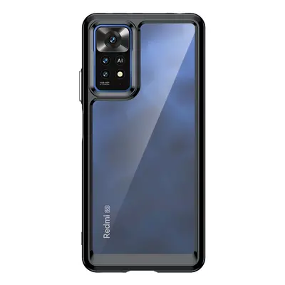 Silikonové pouzdro Space s barevným rámem na Xiaomi Redmi Note 12 PRO / POCO X5 PRO 5G Black