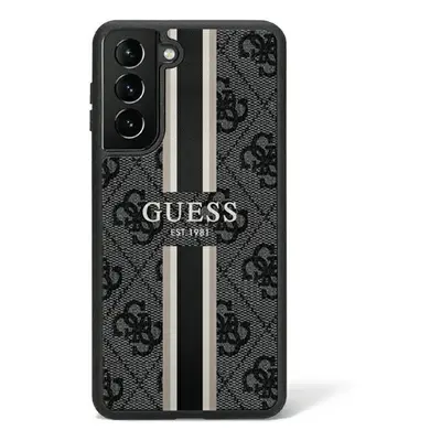 Guess GUHCS23LP4RPSK hard silikonové pouzdro Samsung Galaxy S23 ULTRA 5G black 4G Printed Stripe