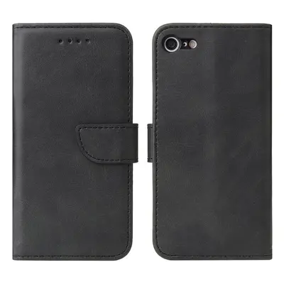 Magnet Case elegantní knížkové puzdro na iPhone SE 2022/SE 2020/8/7 black