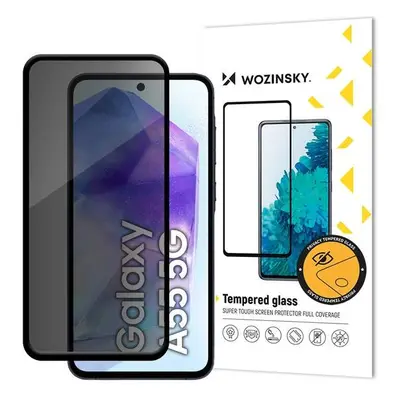 Anti Spy celoplošně lepené tvrzené sklo 9H na Samsung Galaxy A55 5G Wozinsky