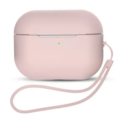 Silikonový kryt se šňůrkou na zápěstí na AirPods PRO 2. Generace / 1. Generace PRO Pink