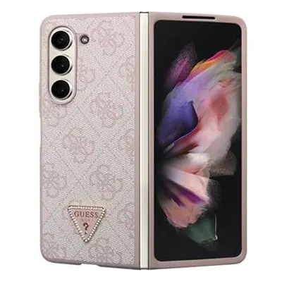 Guess hard silikonový kryt Samsung Galaxy Z Fold 5 Pink 4G Triangle