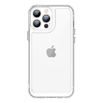 Silikonové pouzdro Space s barevným rámem na iPhone 15 PRO 6.1 Transparent