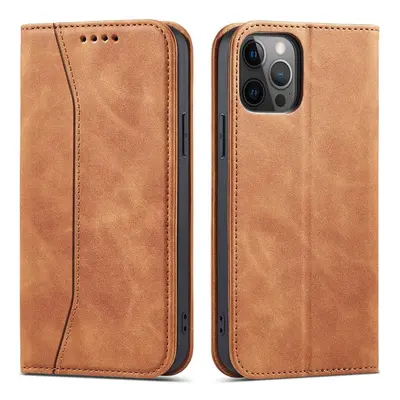 Magnet Fancy Case elegantní knížkové pouzdro na Samsung Galaxy A23 5G Brown