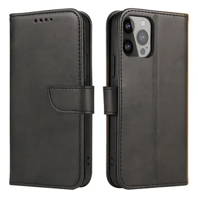 Magnet Case elegantní knížkové pouzdro na iPhone 13 6.1" black