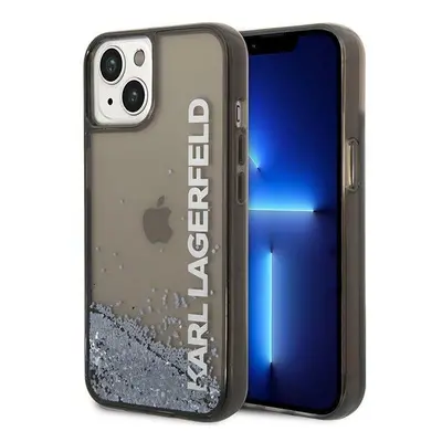 Karl Lagerfeld KLHCP14MLCKVK hard silikonové pouzdro iPhone 14 PLUS 6.7" black Liquid Glitter El