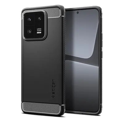 Spigen Rugged Armor silikonové pouzdro na Xiaomi 13 PRO Matte black