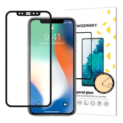 Wozinsky celoplošné temperované tvrzené sklo iPhone XR / iPhone 11 black