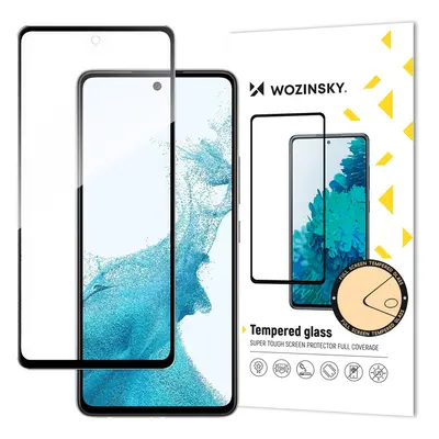 Wozinsky Celoplošně lepené tvrzené sklo 9H na Samsung Galaxy A53 5G/A52 black