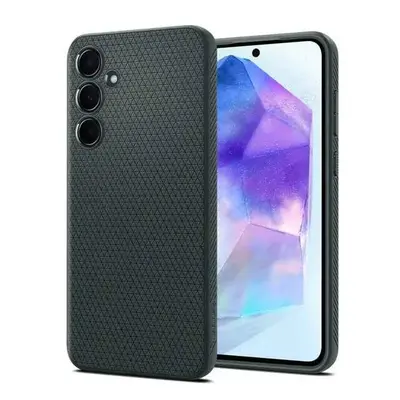 Silikonový kryt na Samsung Galaxy A55 5G Spigen Liquid Air Green