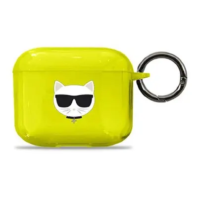 Karl Lagerfeld KLA3UCHFY pouzdro na AirPods 3. Generace Yellow Choupette