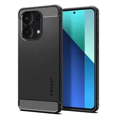 Silikonový obal na Xiaomi Redmi NOTE 13 4G Spigen Rugged Armor Matte Black