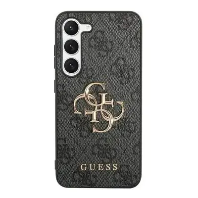 Guess hard silikonový obal Samsung Galaxy S24 5G black 4G Big Metal Logo