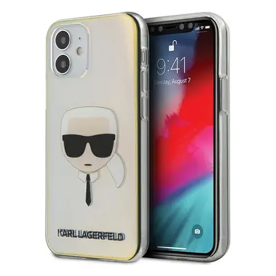 Karl Lagerfeld KLHCP12SPCKHML hard silikonové pouzdro iPhone 12 Mini 5.4" multicolor iridescent 