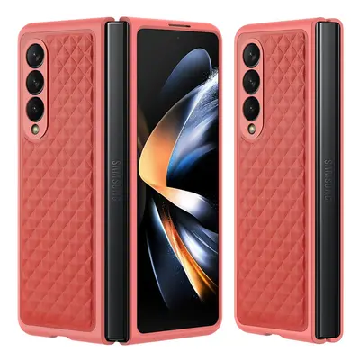 Dux Ducis Venice kožené pouzdro na Samsung Galaxy Z Fold 4 Red