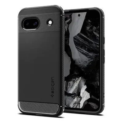 Spigen Rugged Armor silikonový kryt na Google Pixel 8a Černý matný