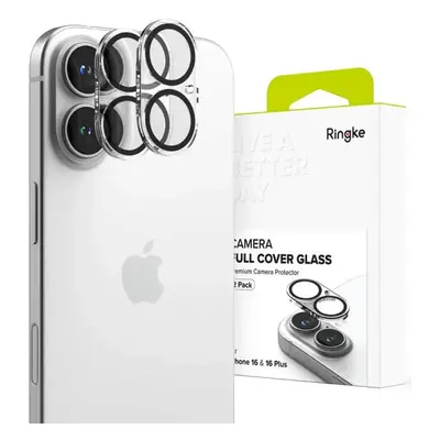 Ochrana fotoaparátu na iPhone 16 6.1" / iPhone 16 PLUS 6.7" Ringke Camera Protector 2BALENÍ Čirá