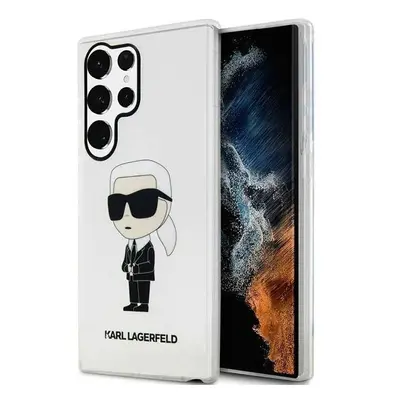 Karl Lagerfeld KLHCS23LHNIKTCT hard silikonové pouzdro Samsung Galaxy S23 ULTRA 5G transparent I