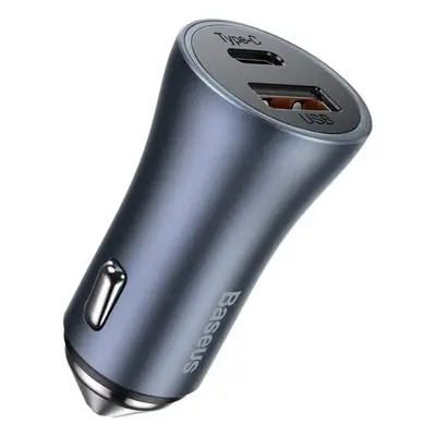 Rychlonabíječka do auta USB-C / USB 40 W Power Delivery 3.0 Quick Charge 4 + SCP FCP AFC Baseus 