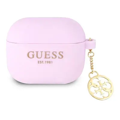 Guess GUA3LSC4EU pouzdro na Airpods 3. Generace purple Charm Collection 4G