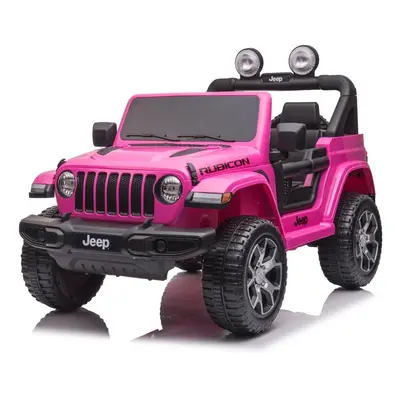 Dětské elektrické autíčko Baby Mix Jeep Wrangler Rubicon růžové