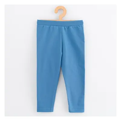 Dětské legíny z teplákoviny New Baby Kindergarten blue