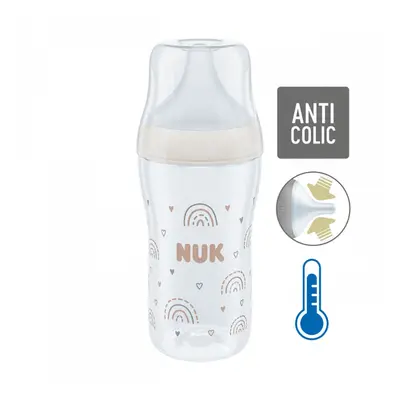 Kojenecká láhev NUK Perfect Match Temperature Control 260 ml bílá