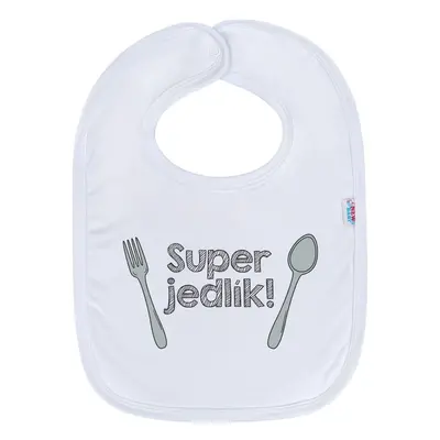 Kojenecký bavlněný bryndák New Baby Super jedlík!