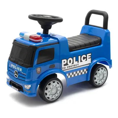 Dětské odrážedlo se zvukem Mercedes Baby Mix POLICE modré