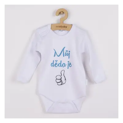 Body s potiskem New Baby Můj děda je jednička