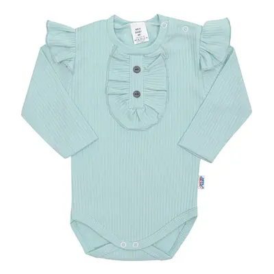 Kojenecké body New Baby Stripes ledově modré