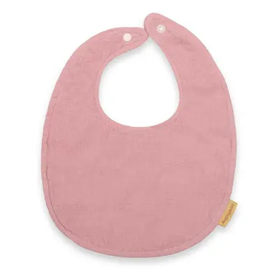 Mušelínový dětský bryndák New Baby pink