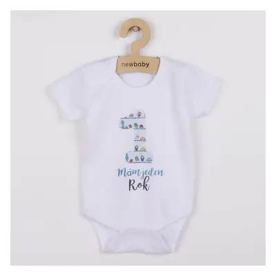 Body s potiskem New Baby Mám jeden Rok