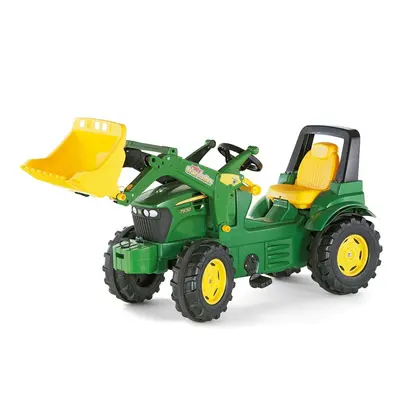 Šlapací traktor nakladač Rolly Toys John Deere Farmtrac zelený