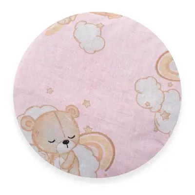 Termofor s višňovými peckami New Baby BASIC Bear pink