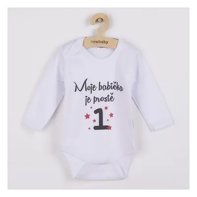 Body s potiskem New Baby Moje babička je prostě jednička