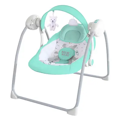 Dětské houpací lehátko NEW BABY TEDDY Mint