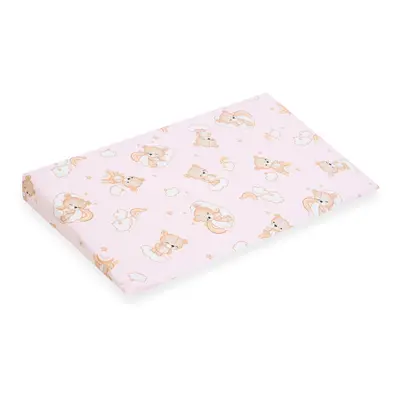 Potah na kojenecký polštář-klin New Baby BASIC 59x37cm pink