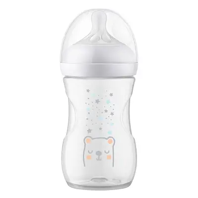 Láhev Avent Natural Response s ventilem Air Free 260 ml +1m medvěd