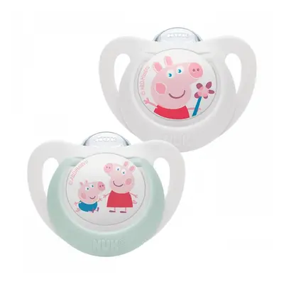 Dudlík NUK Star Peppa Pig 6-18m 2 ks