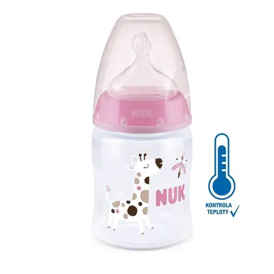 Kojenecká láhev NUK First Choice Temperature Control 150 ml pink