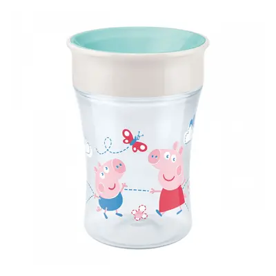 Dětský hrníček Magic NUK Cup Peppa Pig (8+ m.) NUK 360°