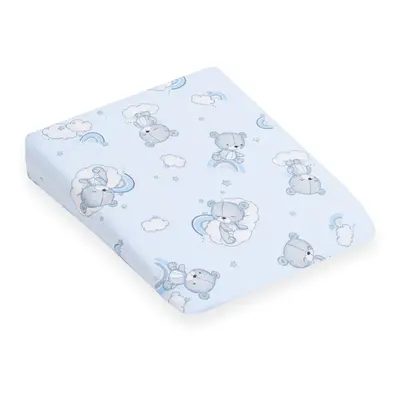 Potah na kojenecký polštář-klin New Baby BASIC 30x37cm blue