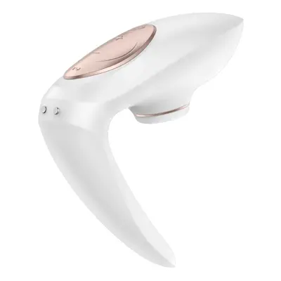 Satisfyer Pro 4 Couples bílá/zlato-růžová