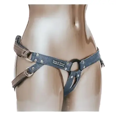 Fun Factory Strap&bound - Popruh FF jeans blue modrá