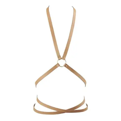 Bijoux Indiscrets MAZE Multi-Way Harness hnědý hnědá