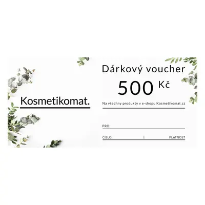 Kosmetikomat Voucher pro nákup v hodnotě 500 Kč