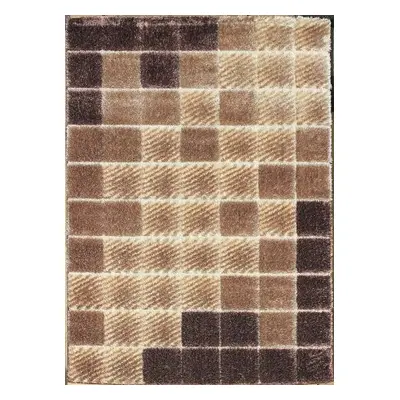 Kusový koberec Seher 3D 2615 Brown Beige